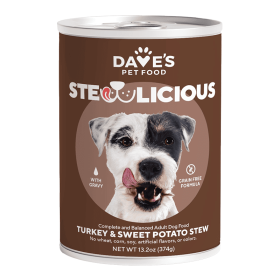 Dave's Dog Grain Free Turkey And Sweet Potato Cuts In Gravy 13.2oz. (Case of 12)