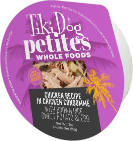 Tiki Pet Dog Luau Chicken Consomme 3oz. (Case of 4)