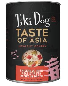 Tiki Pet Dog Gourment Asian Chicken 12oz. (Case of 8)