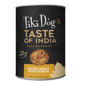 Tiki Pet Dog Gourmet Indian Chicken 12oz. (Case of 8)
