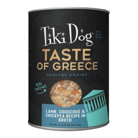 Tiki Pet Dog Gourmet Greek Lamb 12oz. (Case of 8)