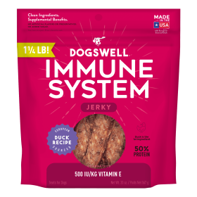 Dogswell Immunity & Defense Grain-free Jerky Dog Treat Regular Duck 1ea/20 oz