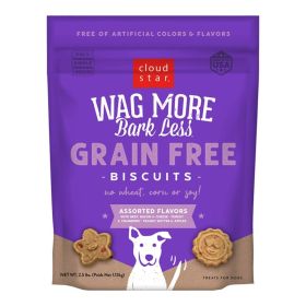 Wagmore Dog Grain Free Crunchy Biscuits Assorted Flavors 2.5 Lb.