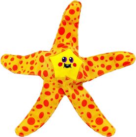 Outward Hound Floatiez Starfish Floating Dog Toy Yellow/Red 1ea/MD