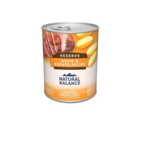 Natural Balance Pet Foods Limited Ingredient Reserve Canned Dog Food Duck & Potato 13.2oz