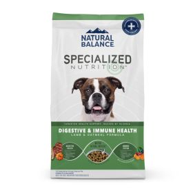 Natural Balance Pet Foods Specialized Digestive  Immune Dry Dog Food Lamb  Oatmeal, 1ea/3.5 lb