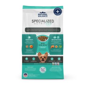 Natural Balance Pet Foods Specialized Small Breed Digestive  Joint Dry Dog Food Chicken  Oatmeal, 1ea/12 lb