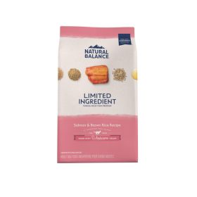 Natural Balance Pet Foods Limited Ingredient Dry Dog Food Salmon & Brown Rice 24lb