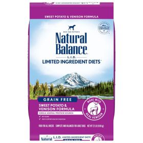 Natural Balance Pet Foods Limited Ingredient Reserve Grain Free Sweet Potato & Venison 22lb
