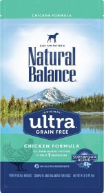 Natural Balance Pet Foods Ultra Grain Free Dry Dog Food Chicken 1ea/4 lb