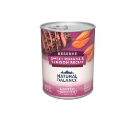 Natural Balance Pet Foods Limited Ingredient Reserve Canned Dog Food Sweet Potato & Venison 13oz