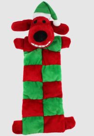 Multipet Loofa Santa W/13 Squeakers Mat 12 Inch