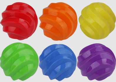 Multipet Spiral Balls Ball(Assorted) 4 Inch