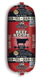 Redbarn Pet Products Grain Free Dog Food Roll Beef 3lb