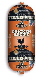 Redbarn Pet Products Grain Free Dog Food Roll Chicken 3lb