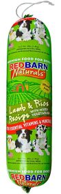 Redbarn Pet Products Dog Food Roll Lamb & Rice 4lb