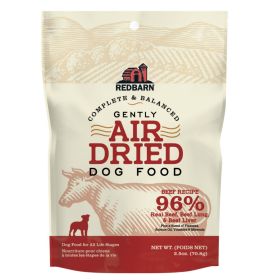 Redbarn Pet Products Gently Air Dried Trial Dog Food Beef, 12ea/2.5oz.