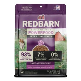 Redbarn Pet Products Gently Air Dried Powerfood Skin & Coat Health Dry Dog Food Lamb & Fish, 1ea/2 lb