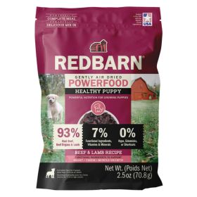 Redbarn Pet Products Gently Air Dried Powefood Healthy Puppy Beef & Lamb Dry Dog Food Beef & Lamb, 12ea/2.5 oz, Sample
