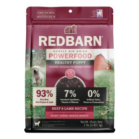 Redbarn Pet Products Gently Air Dried Powefood Healthy Puppy Beef & Lamb Dry Dog Food Beef & Lamb, 1ea/2 lb