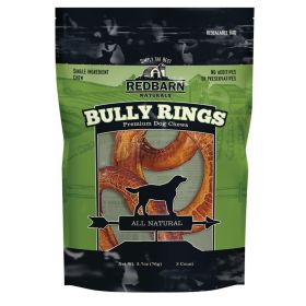 Redbarn Pet Products Bully Rings Dog Chew 1ea/SM, 3 ct