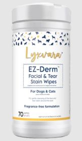 Lyxvara Dog easy Derm Wipes Frangrance Free 70Ct