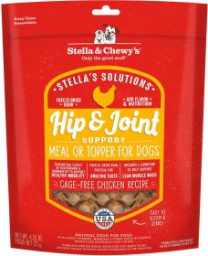 Stella and  Chewys Dog Solutions Hip and Joint Support Chicken 4.25oz.