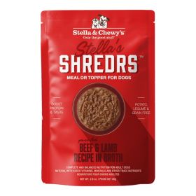Stella & Chewys Dog Stella's Shredrs Beef & Lamb Recipe In Broth 2.8oz. (Case of 24)
