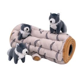 ZippyPaws Zippy Burrow Dog Toy Artic Wolf, 1ea/XL
