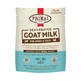 Primal Dog Cat Dehydrated Goat Milk 5.2oz. Pouch