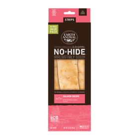 Earth Animal Dog No - Hide Original Collection Salmon Strips Value Pack - 10 Pack