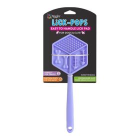 Spunkypup Lick Pops Lick Pad Spatula Hexagon