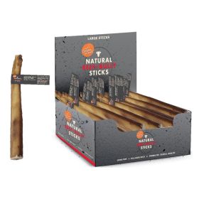 Canine Natural Beef & Bully Sticks Dog 10" 48Ct Display Box