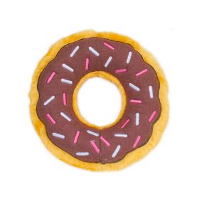 ZippyPaws Donutz Dog Toy Chocolate, 1ea/MD