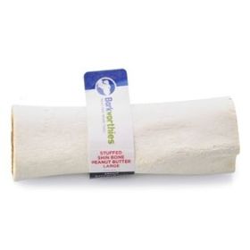 Barkworthies Stuffed Shin Bone - Peanut Butter - Large