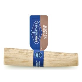 Barkworthies Whole Elk Antler 1ea/MD, 15 ct