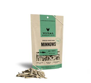 Vital Essentials Dog Freeze-Dried Treat Minnows 1oz.
