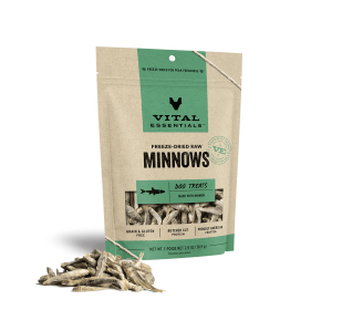 Vital Essentials Dog Freeze-Dried Treat Minnows 2.5oz.