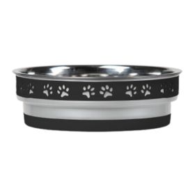 Loving Pets Corsa Pet Bowl Stealth Black, 1ea/SM