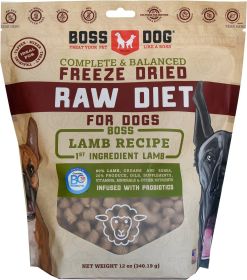 Boss Dog Dog Freeze-dried 12oz. Lamb