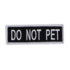 Boss Dog Tactical Harness Patch Do Not Pet, Small