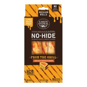 Earth Animal Dog No - Hide From The Grill Grilled Cheese Rolls Medium Value Pack - 3 Pack