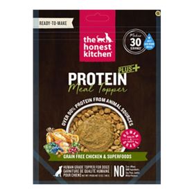 The Honest Kitchen Dog Protein Plus+ Grain Free Chicken With Superfoods Dehydrated Topper 12oz. Pouch