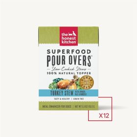 The Honest Kitchen Dog Pour Super Food Turkey 5.5 oz. (Case Of 12)