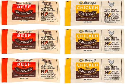 Etta Says! Sausage Link Dog Treats Beef 12ea/1.25 oz