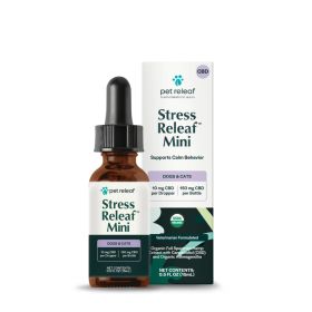 Pet Relief Stress Releaf Mini 150 Organic CBD Oil Dog/Cat