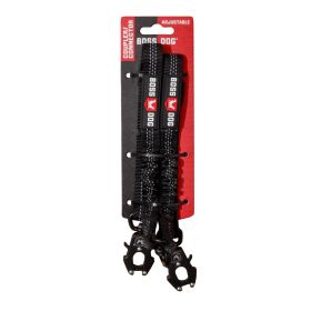 Boss Dog Tactical Adjustable Dual Coupler w/Bungee Black, 1ea/18-24in.
