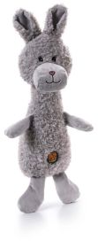 Charming Pet Products Scruffles Bunny Plush Dog Toy Gray 1ea/SM