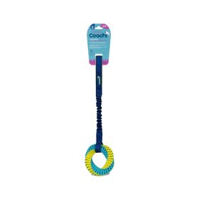 Coachi Tuggi Elastic Helix Super Tough Tug Toy Lime/Navy Large