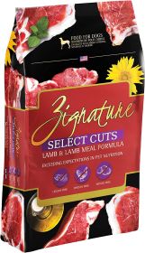 Zignature Dog 4Lb. Select Cut Lamb